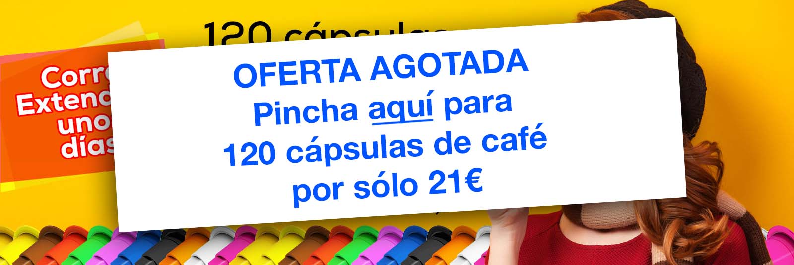 120 capsulas de café por solo 24,60€