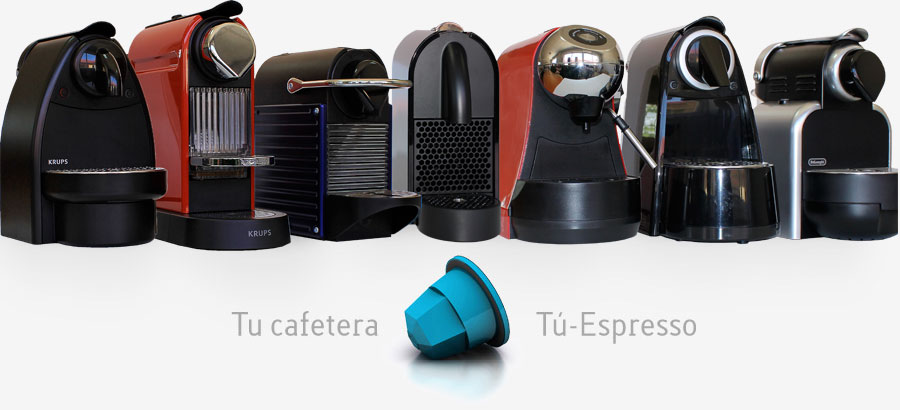 Cafeteras de cafe y la capsula compatible tú espresso