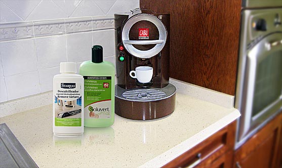 productos para descalcificar su cafetera