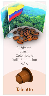 Talentto cafe de origenes: Colombia e India Plantacion AAA