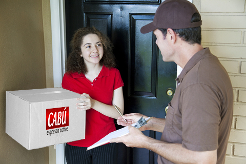 Mensajero de Cabú Coffee