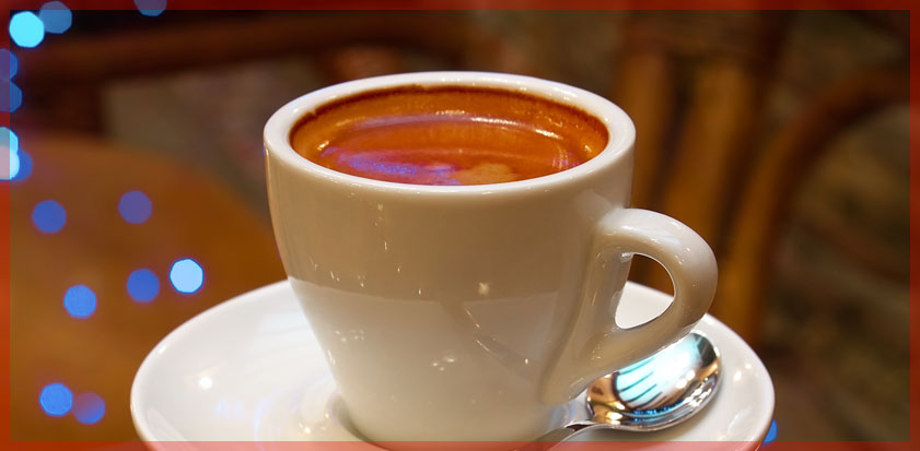 espresso de cafe de origenes en una taza